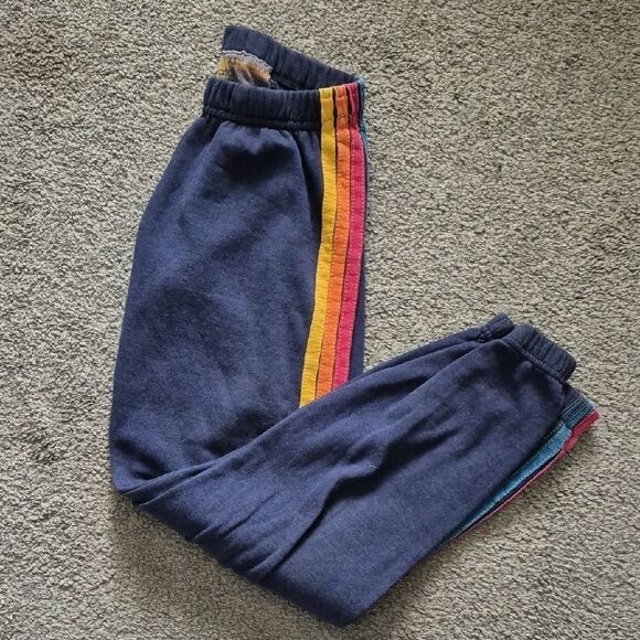 Aviator Nation Blue and Five Stripes Joggers - XS - Picture 8 of 8